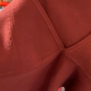 Rust Orange Knit Sweater